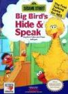 Big Bird's Hide and Speak Box Art Front